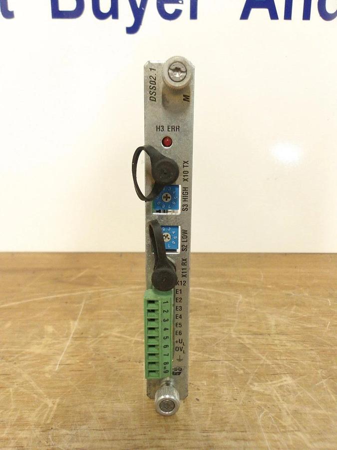 Used INDRAMAT SERCOS DSS02.1 INTERFACE CIRCUIT BOARD (LOT OF 2) #220205G USED