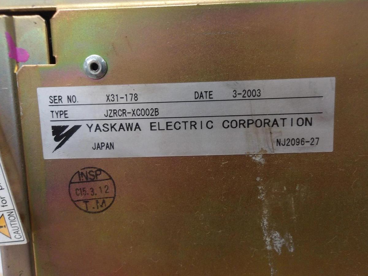 Used YASKAWA JZRCR-XC002B DUAL CHANNEL I/O CONTROLLER, #17805G USED
