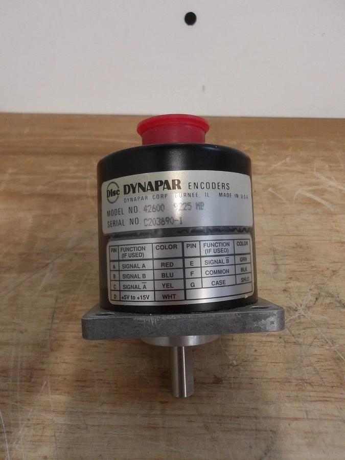 Used DYNAPAR 42600-9225-MP MOTOR ENCODER, #410210G NEW