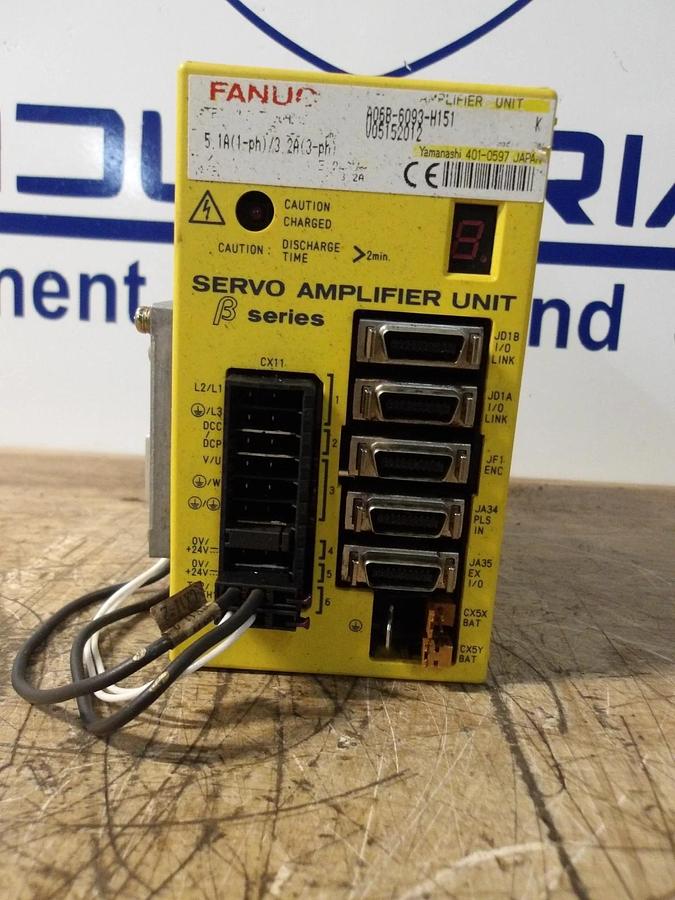 Used FANUC A06B-6093-H151 SERVO AMPLIFIER UNIT, #1217226G USED