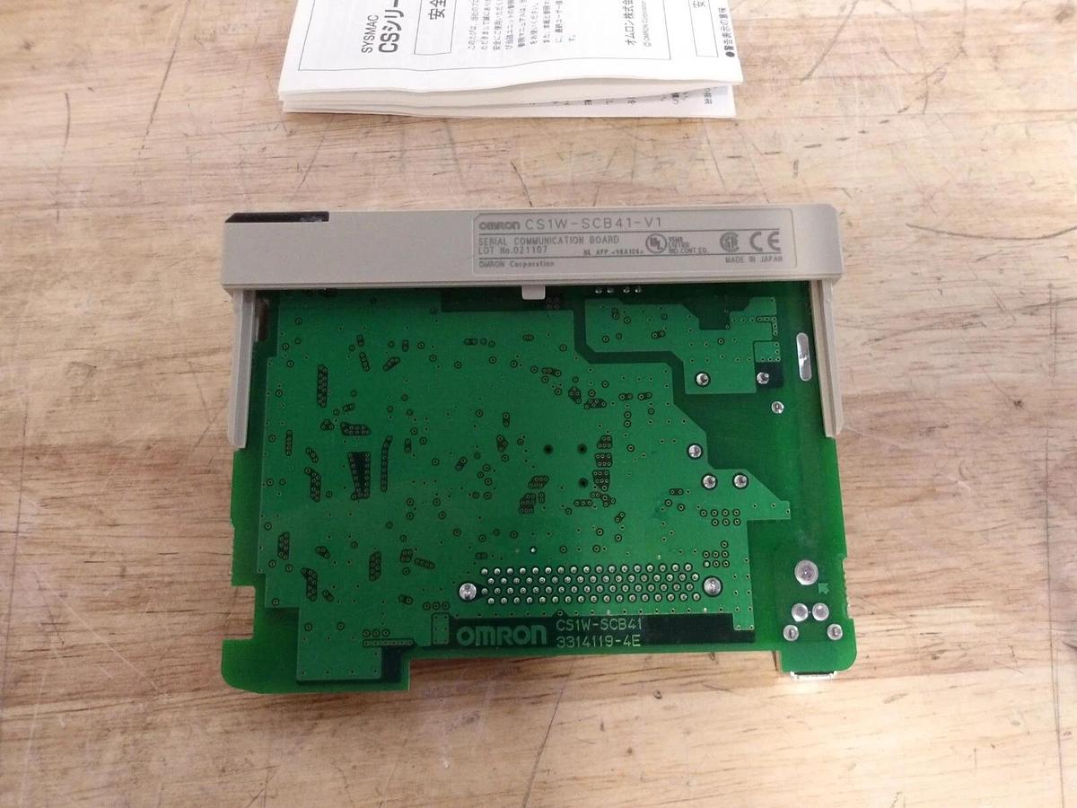 Used OMRON CS1W-SCB41-V1 SERIAL COMMUNICATIONS MODULE, #4301008G NEW
