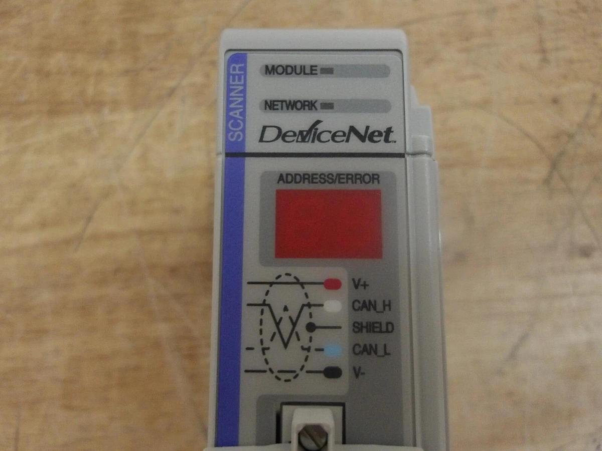 Used ALLEN BRADLEY COMPACT LOGIX 1769-SDN DEVICENET SCANNER, #424249G NEW