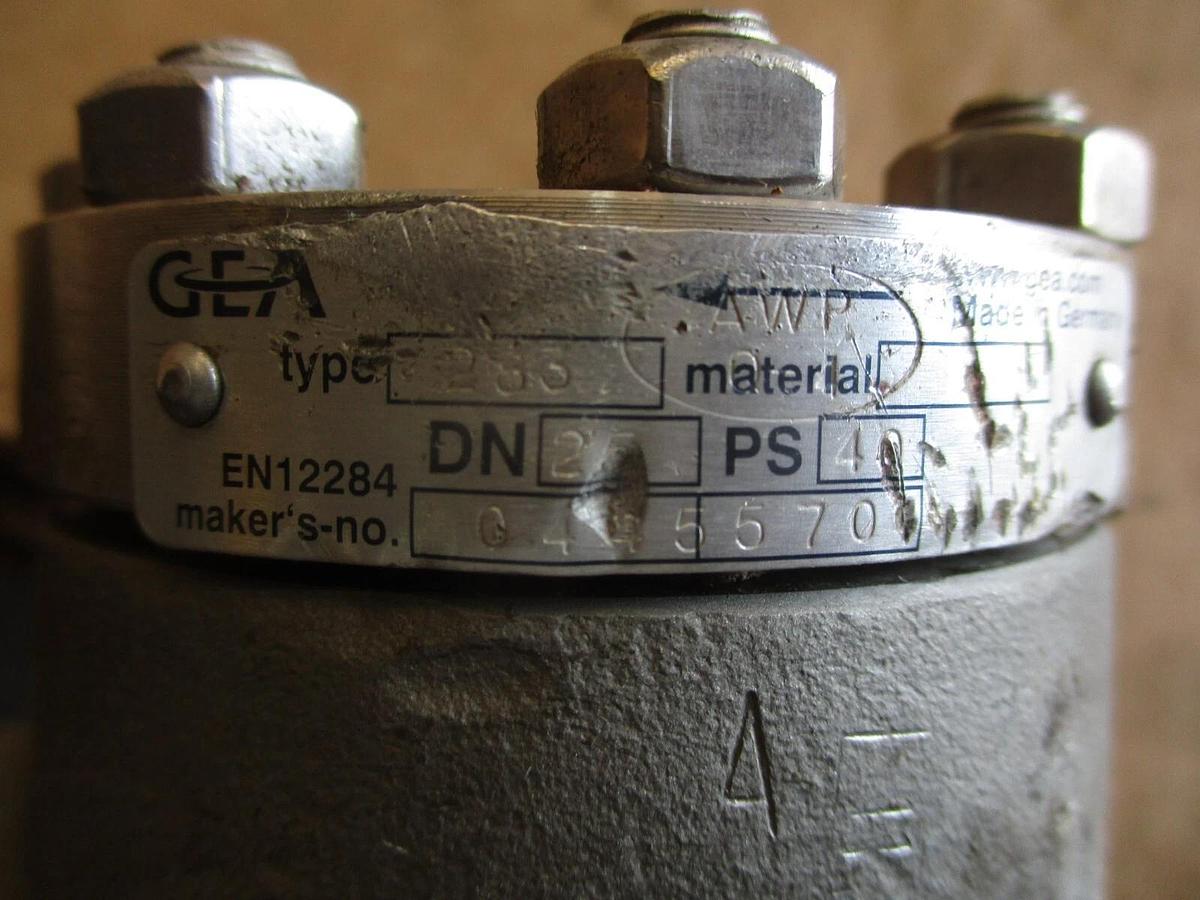 Used GEA RV STAINLESS 1" CHECK VALVE, #917206J NEW
