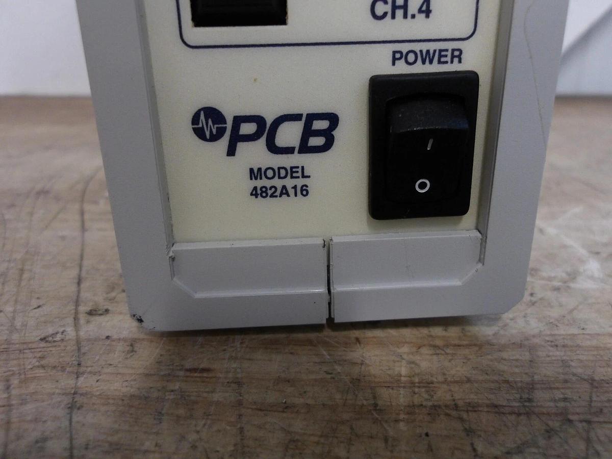PCB PIEZOTRONICS 482A16 SENSOR SIGNAL CONDITIONER, 4 CHANNEL, #691208G NIB