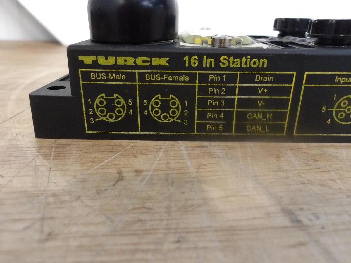 TURCK FDNL-L1600-T DEVICENET FIELDBUS MODULE, 16 IN STATION, #424918G NIB