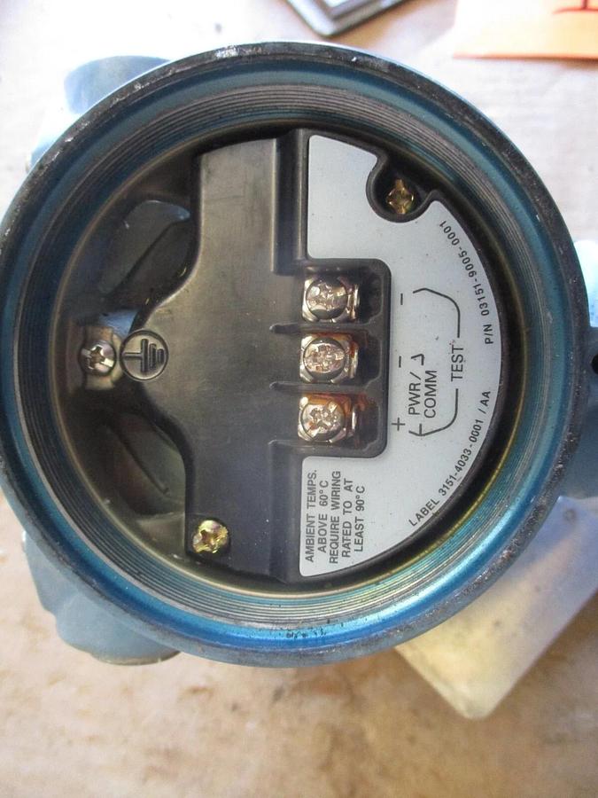 Used ROSEMOUNT 3051 PRESSURE TRANSMITTER, #971151J USED