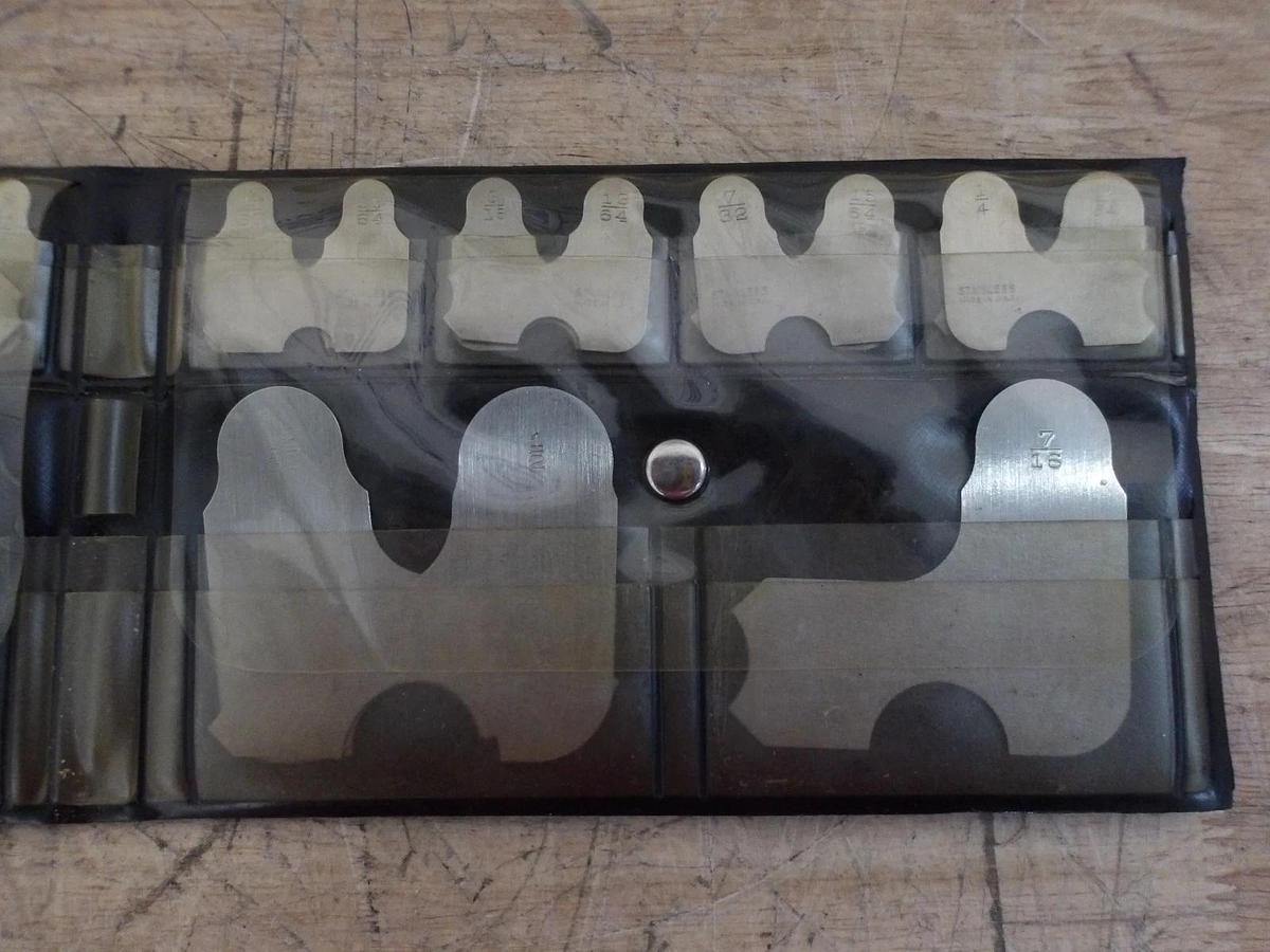 Used GENERAL NO-435-B RADIUS GAGE SET, #813241G USED