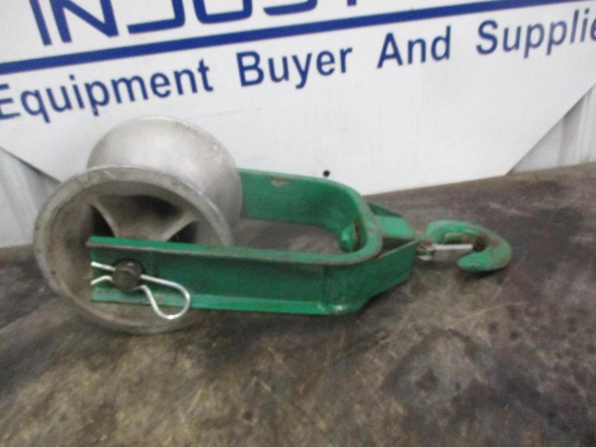 Used GREENLEE 650 (6") HOOK-TYPE CABLE SHEAVE, #311933J USED