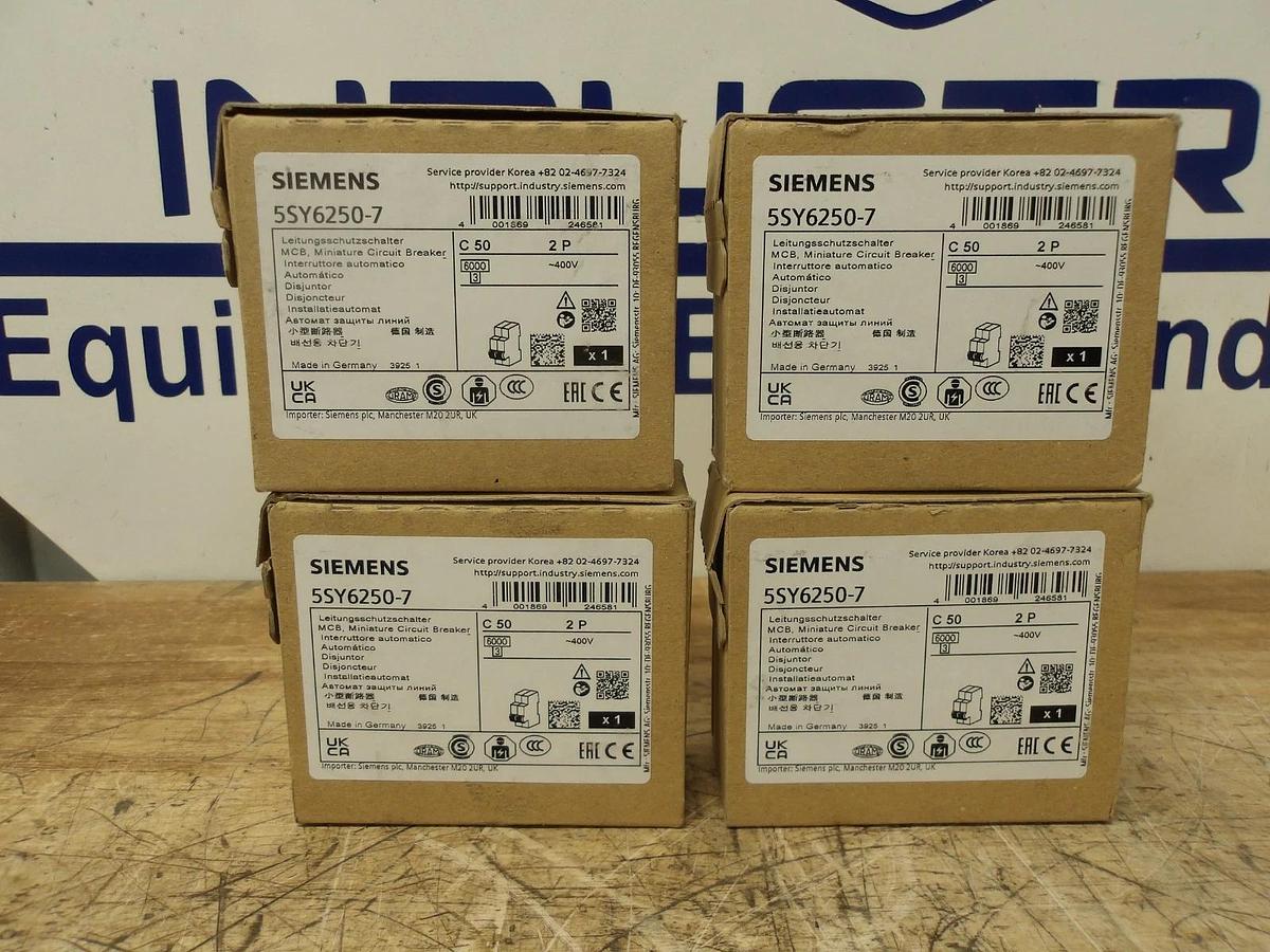 SIEMENS 50 AMP BREAKER 400 V (LOT OF 4) #710146G NIB