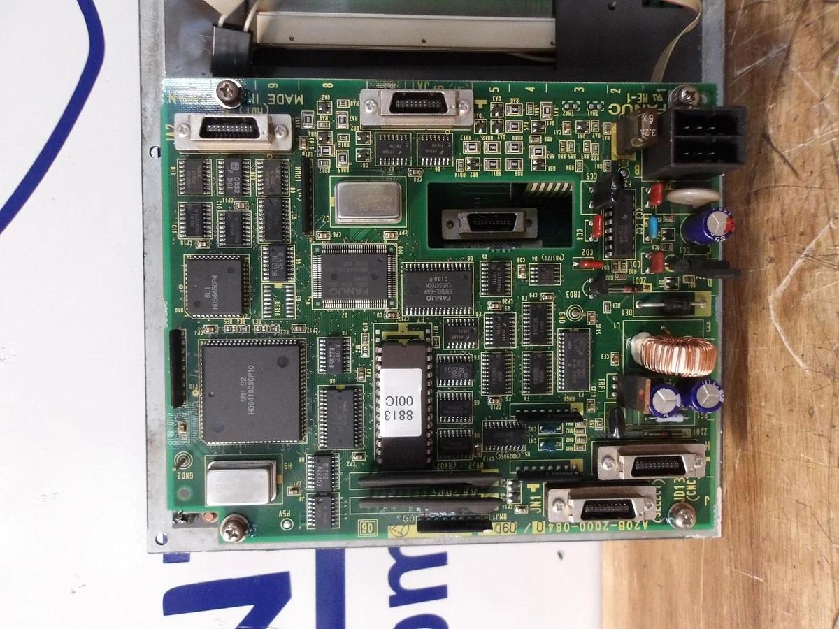Used FANUC A02B-0166-C261/R POWER MATE LCD-MDI UNIT, #171206G USED