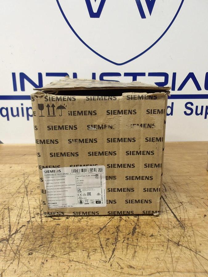 Used SIEMENS 400 AMP BREAKER 3VA6340-5HN31-0AA0, #11251206G NIB