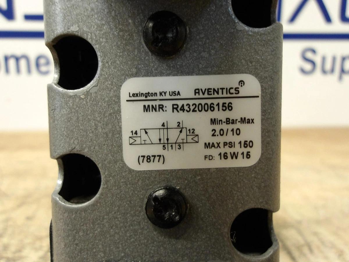 AVENTICS R432006156 PNEUMACTIC SOLENOID DIRECTIONAL VALVE, #561040G NIB