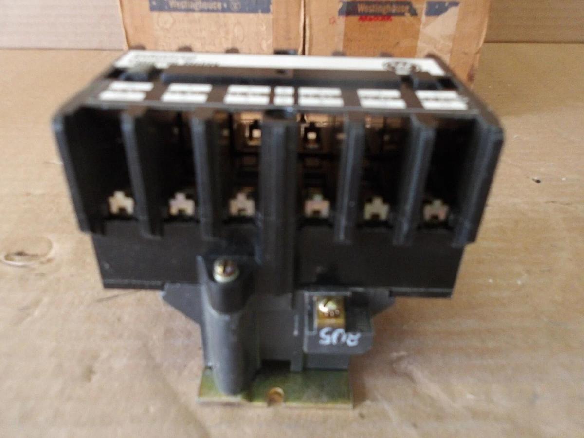 Used WESTINGHOUSE AR600AR CONTROL RELAY 10 AMP, 600 V (LOT OF 4) #78225G NEW