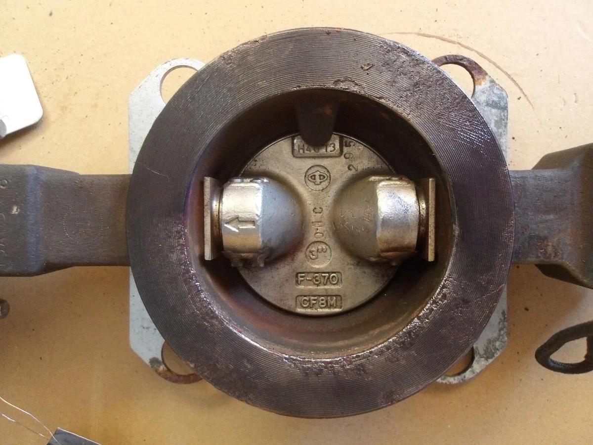 Used KEYSTONE 3" STEEL BUTTERFLY VALVE, #66145G NEW