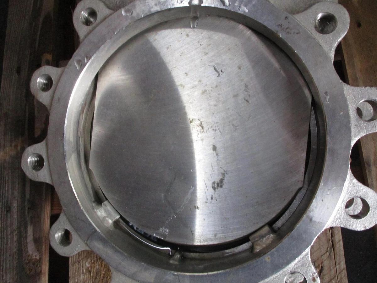 Used SARTELL 10" STAINLESS KNIFE GATE VALVE, #931150J NEW