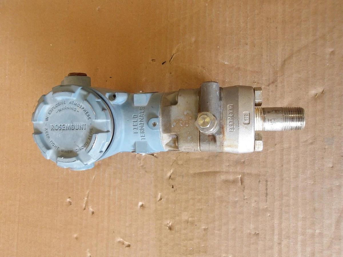 Used ROSEMOUNT 3051 PRESSURE TRANSMITTER, #78956G USED