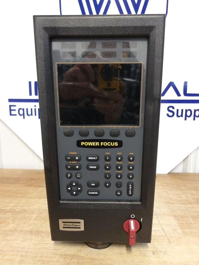 POWER FOCUS ATLAS COPCO 1 NUTRUNNER CONTROLLER PF4000-G-PB-HW, #3261005G NIB
