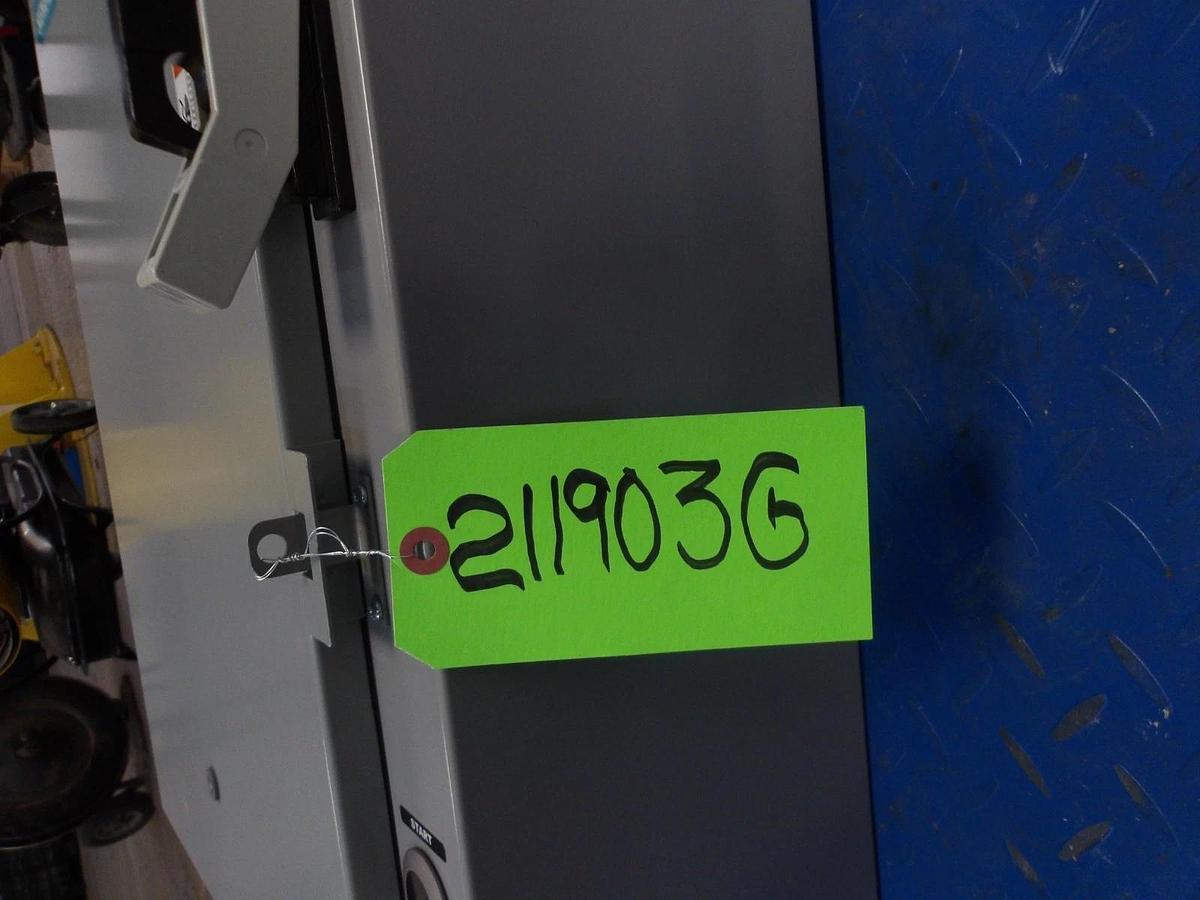 Used SIEMENS 87DUD6FC PUMP PANEL & SIZE 1 STARTER, #211903G NEW