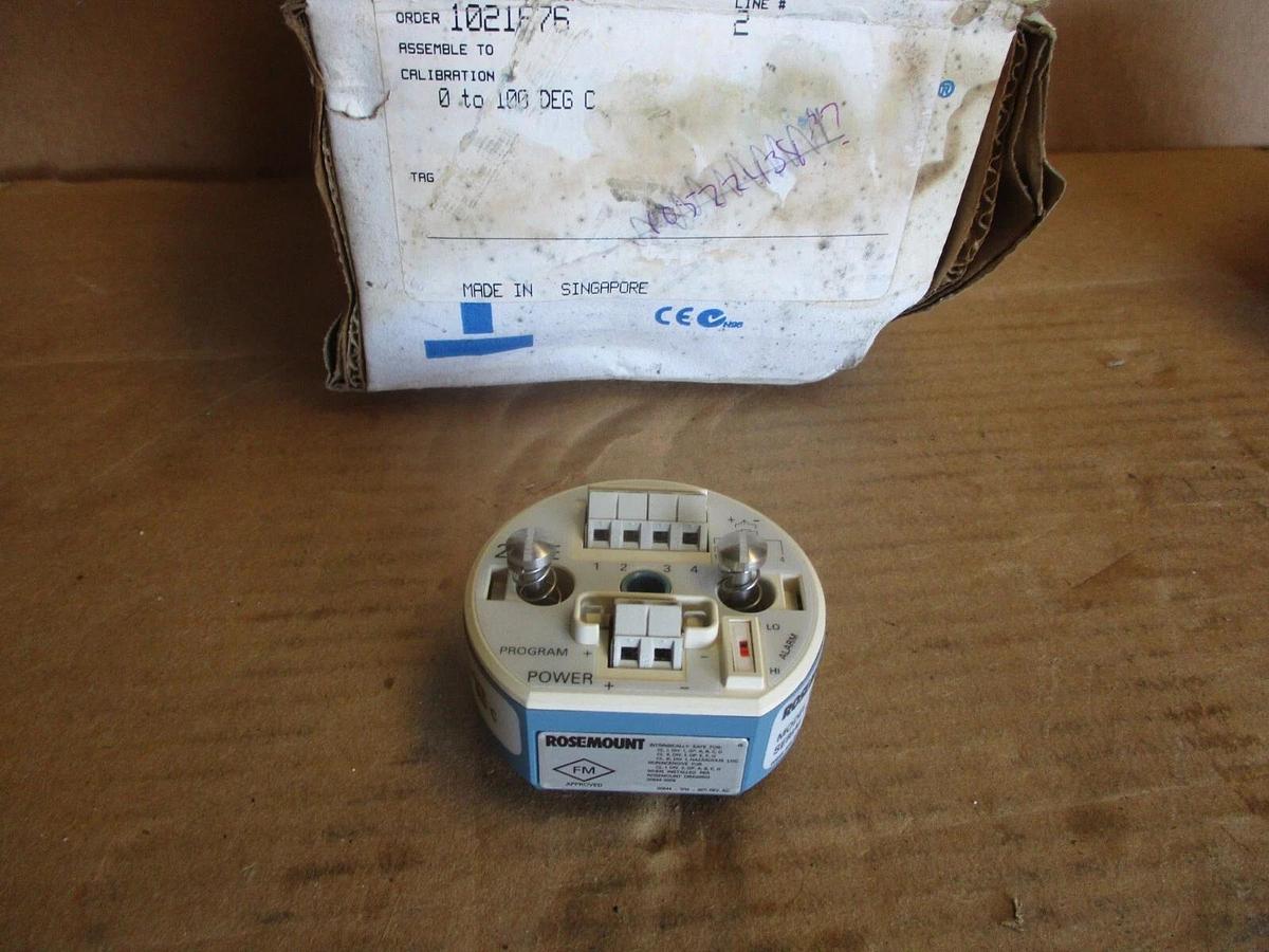 ROSEMOUNT 244EHI5 TEMPERATURE TRANSMITTER, #791023J NIB