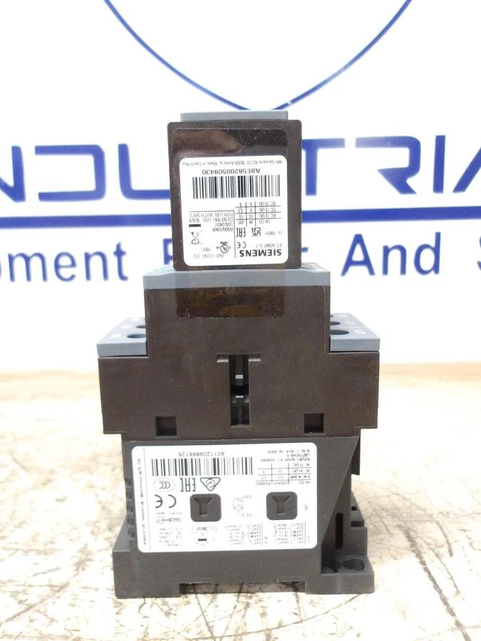 SIEMENS 12 AMP CONTACTOR, 400 V (LOT OF 2) #771025G NIB