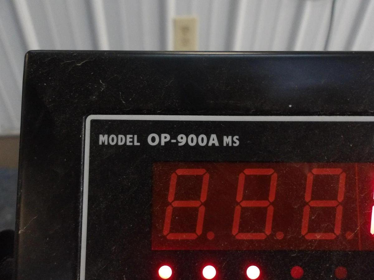 Used OPTIMA OP-900A-MS DIGITAL WEIGHT SCALES 0-200 LBS, #812932G USED