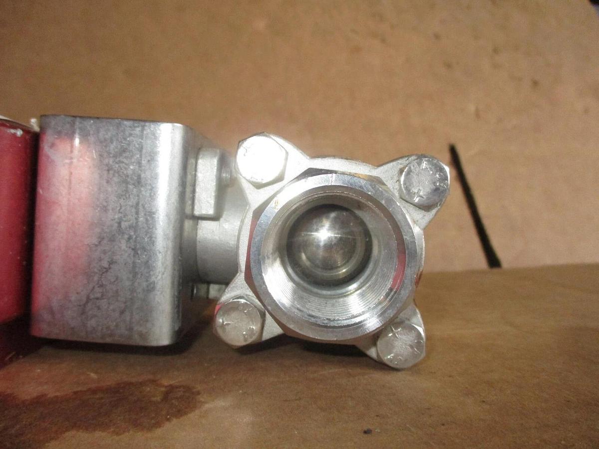 Used NAF 1" STAINLESS BALL VALVE W/ ACTUATOR, #9111130J NEW
