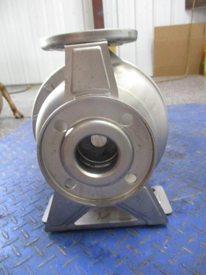 Used EBARA 2" X 2-1/2" STAINLESS 15 HP PUMP, #6121032J NEW
