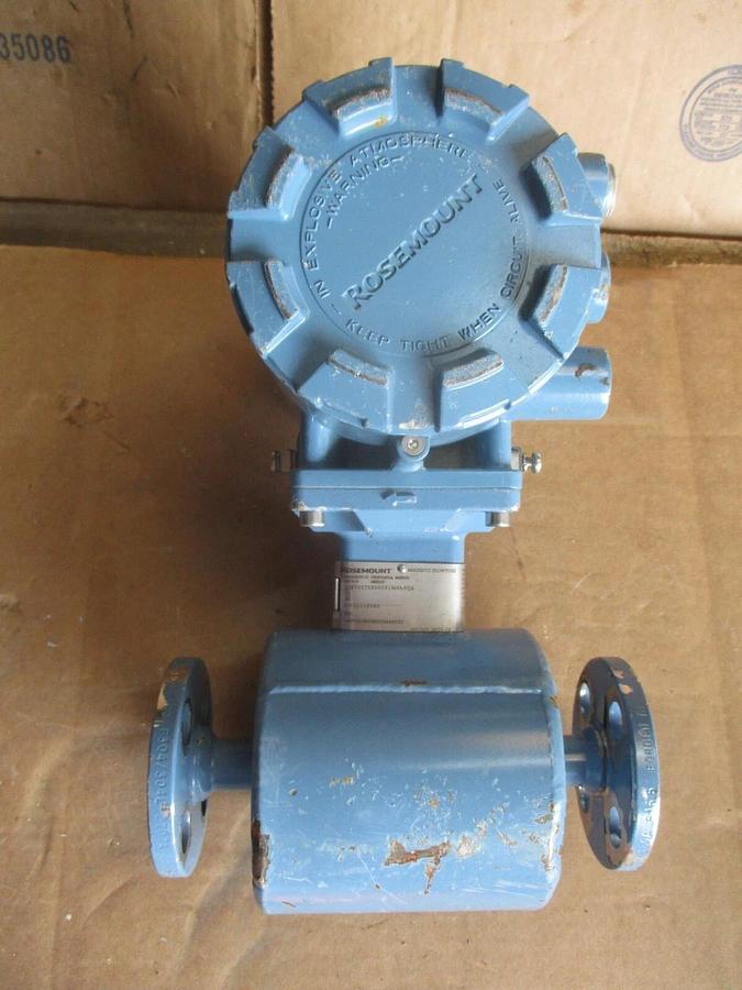 Used ROSEMOUNT 8705T MAGNETIC 1/2" FLOWTUBE, #491022J PARTS ONLY