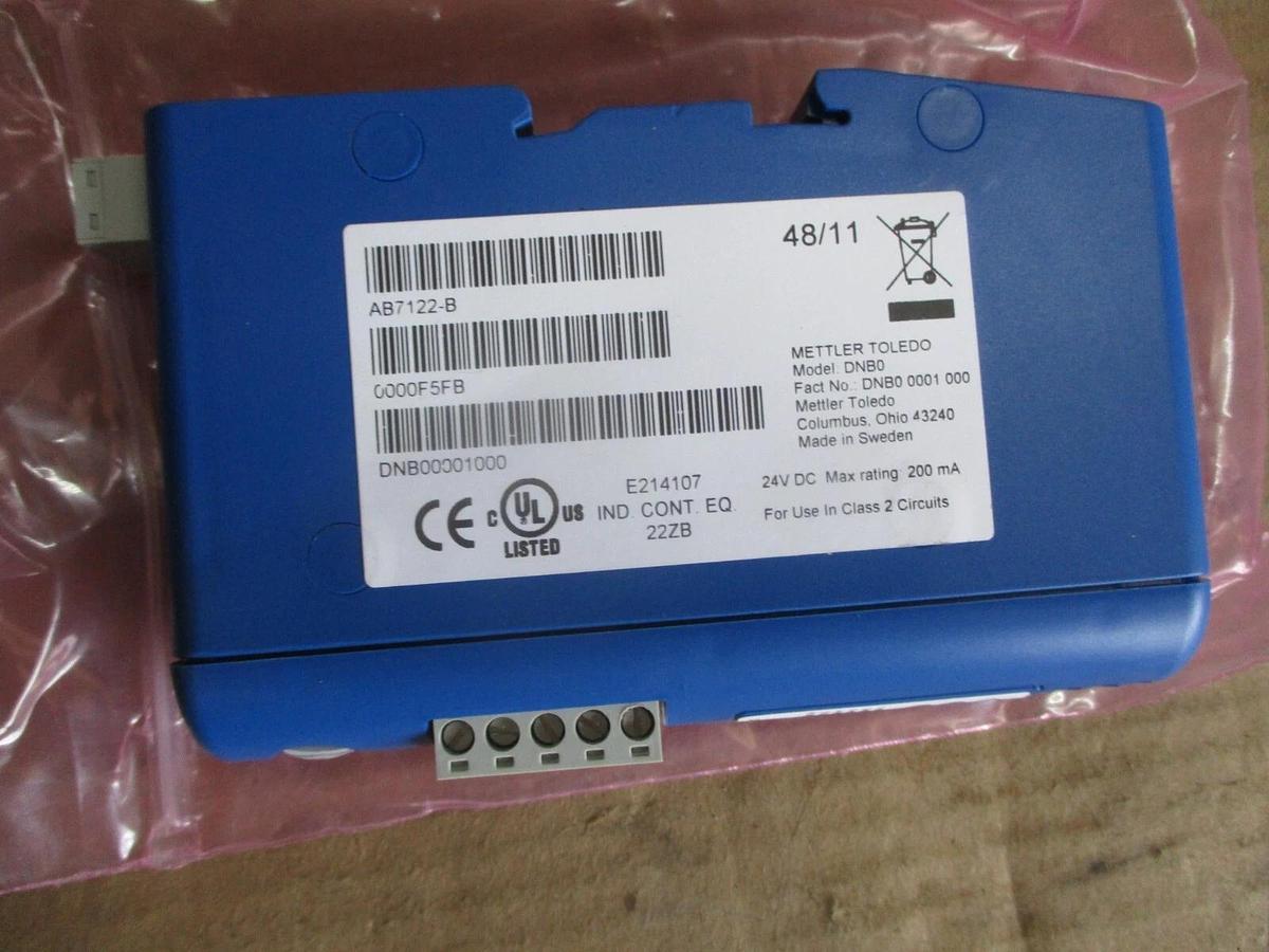 METTLER TOLEDO DN80 DEVICE NET MODULE, #79326J NIB