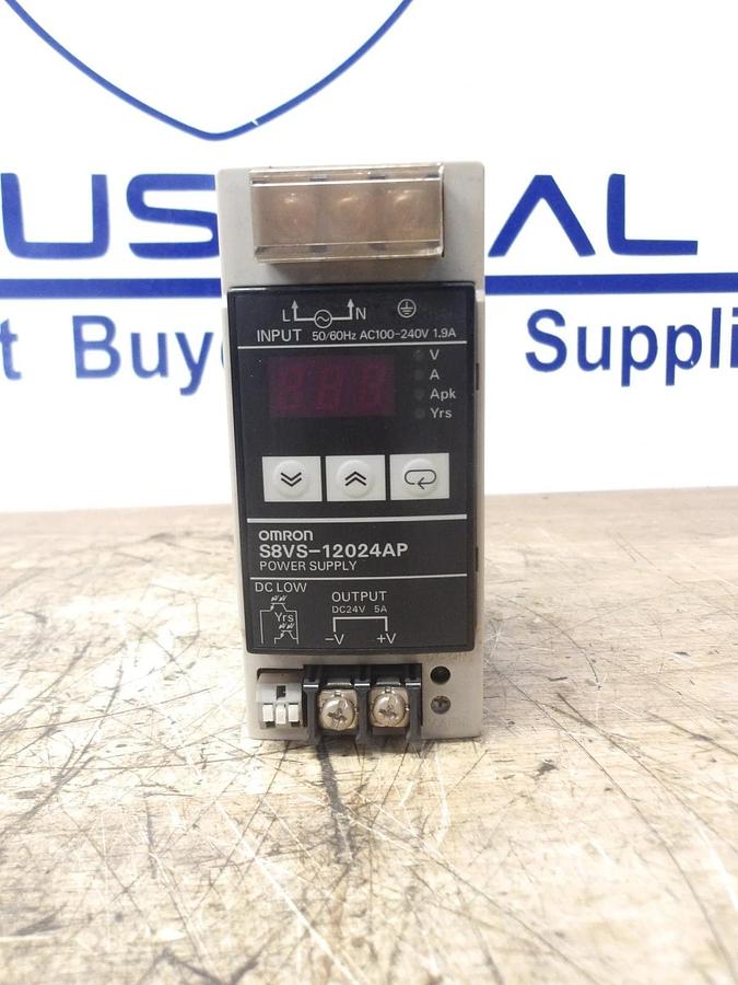 Used OMRON S8VS-12024AP POWER SUPPLY, #22104G USED