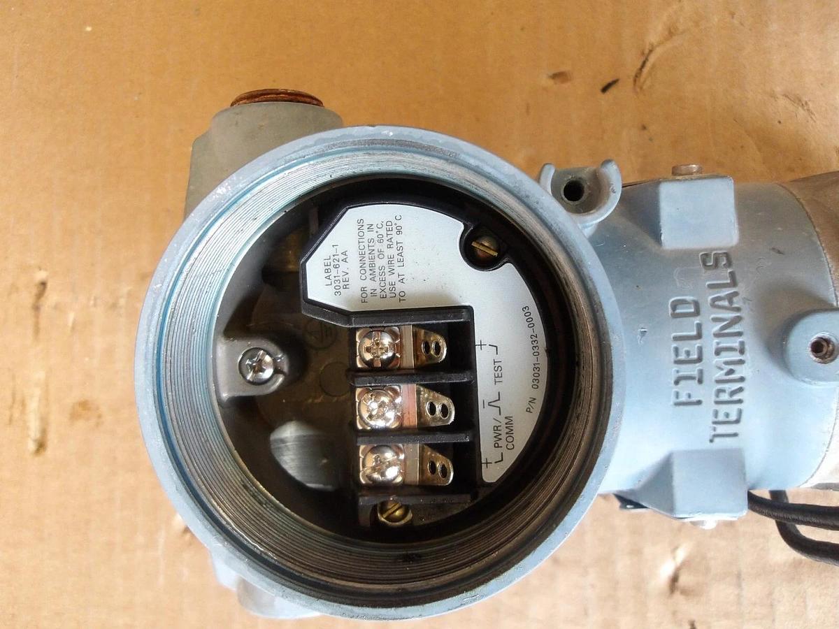 Used ROSEMOUNT 3051 PRESSURE TRANSMITTER, #78956G USED