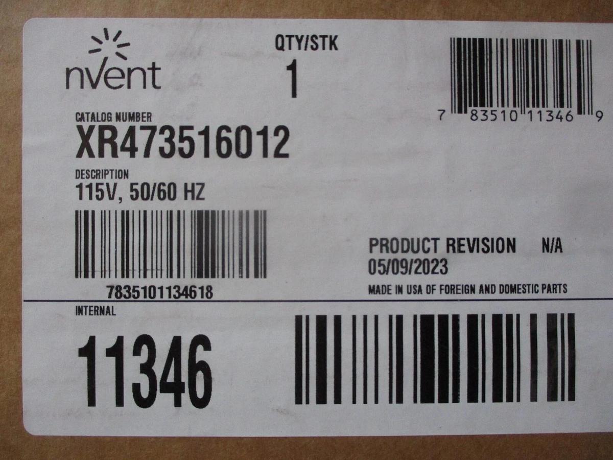 NVENT XRA73516012 ELECTRONIC ENCLOSURE HEAT EXCHANGER, #8201256J NIB