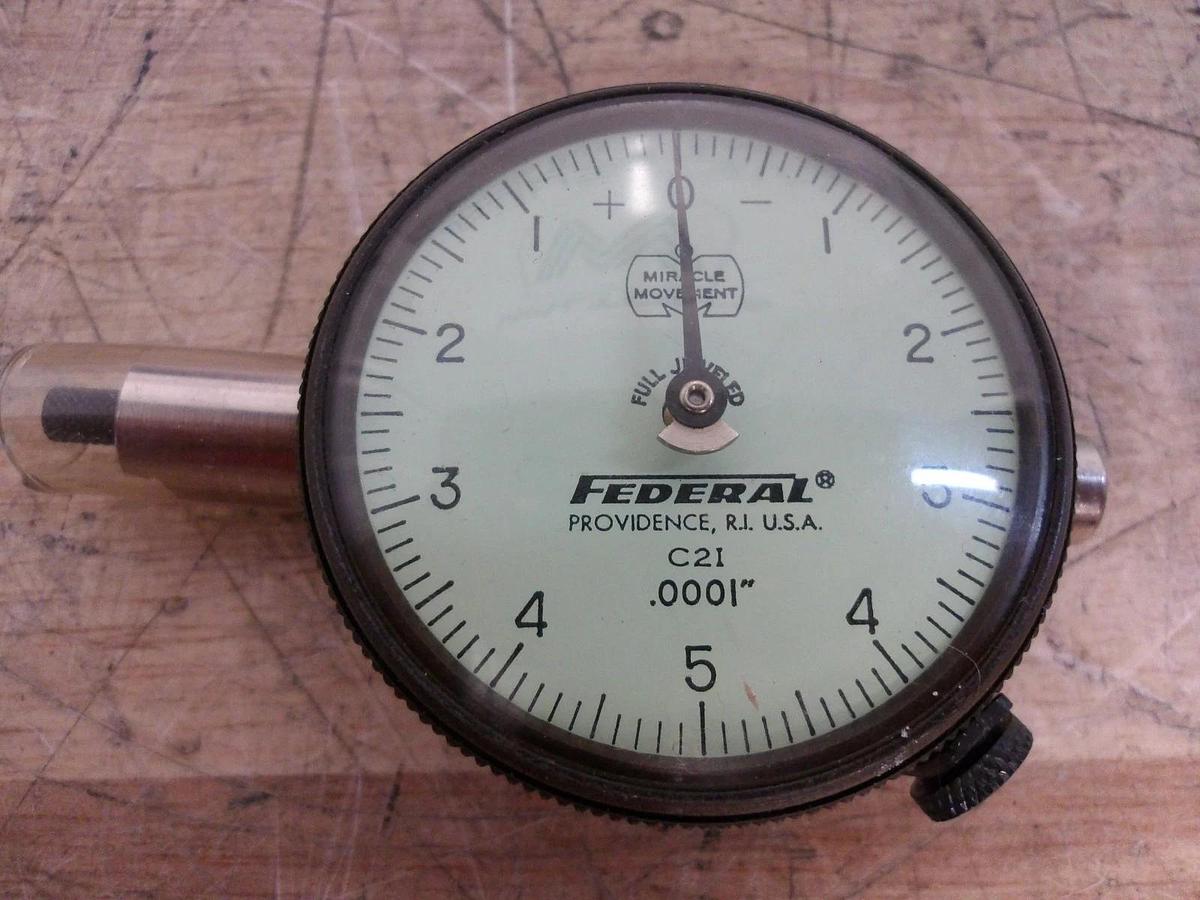 Used FEDERAL C21 MIRACLE MOVEMENT DIAL INDICATOR, #8131220G USED