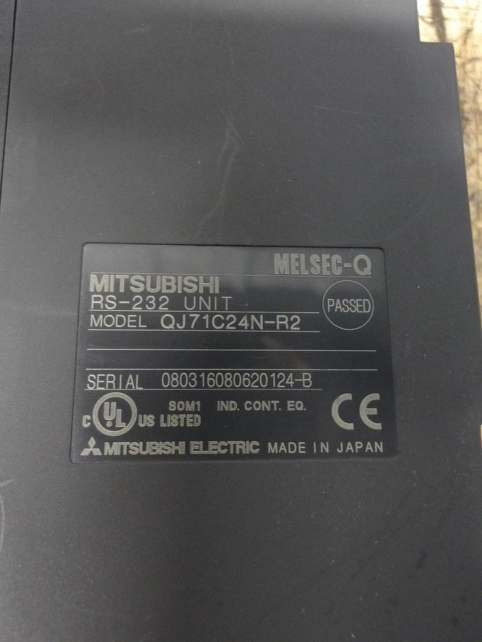 Used MITSUBISHI PLC RACK & CARDS Q02HCPU, #116247G USED