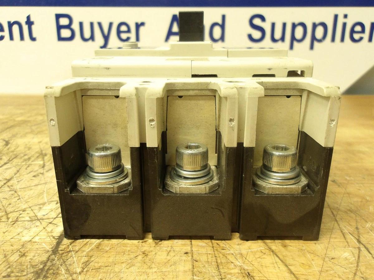 Used MITSUBISH 200 AMP CIRCUIT BREAKER NV225-CWU, #123208G USED