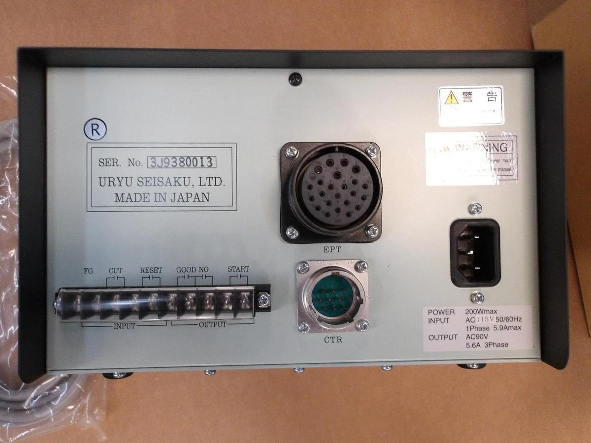 Used URYU NUTRUNNER & CONTROLLER UEP-80MC 1/2" DRIVE, #6101036G NEW
