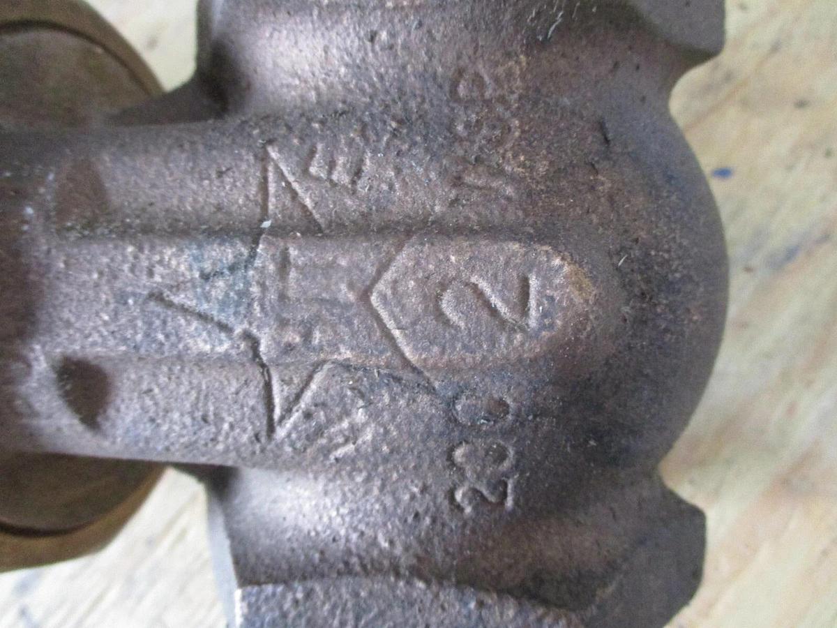 Used POWELL BRONZE 2" WHITE STAR GATE VALVE, #117213J NEW