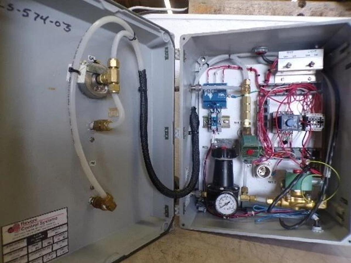 Used REVERE CONTROL SYSTEMS UL508A CONTROL PANEL, #416947L USED
