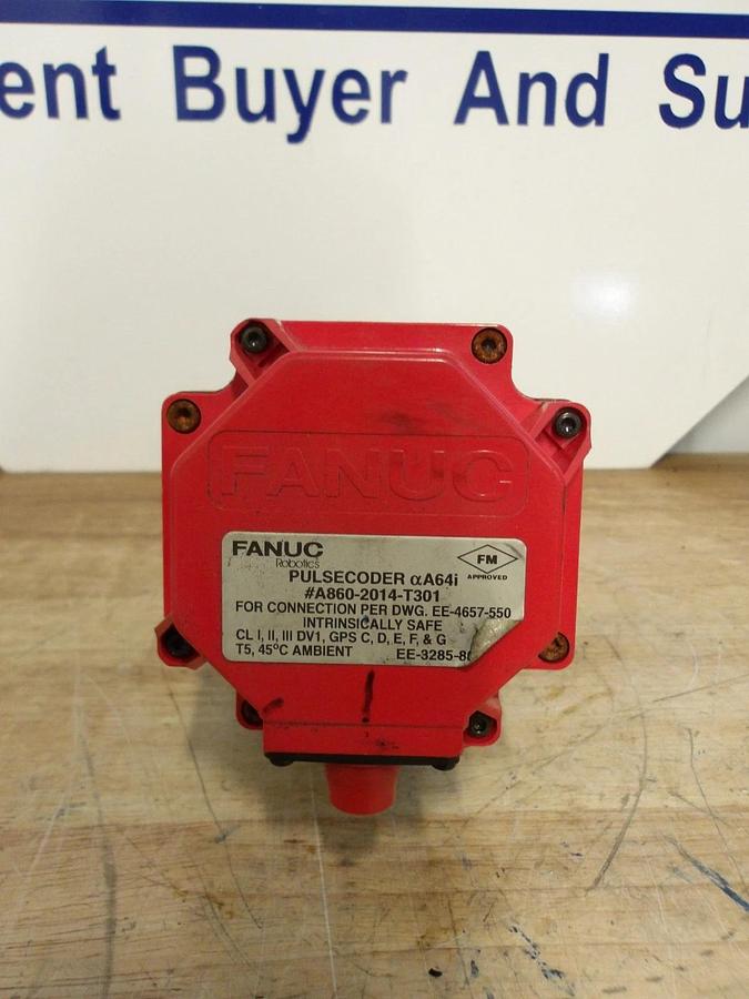 Used FANUC A06B-0205-B605 AC SERVO MOTOR, 4000 RPM, #56303G REMANUFACTURED