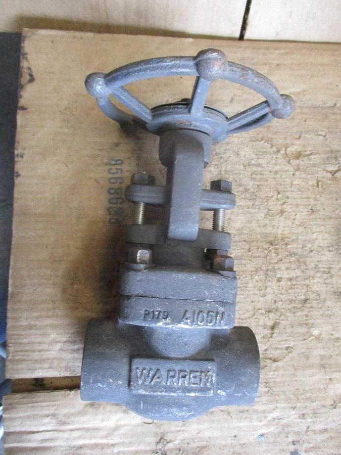 Used WARREN 1-1/4" IRON GATE VALVE (THREADED), #78107J NEW
