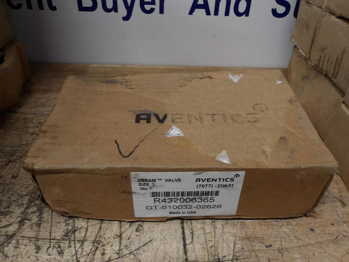 AVENTICS R432006365 PNEUMATIC SOLENOID DIRECTIONAL VALVE, #56952G NIB