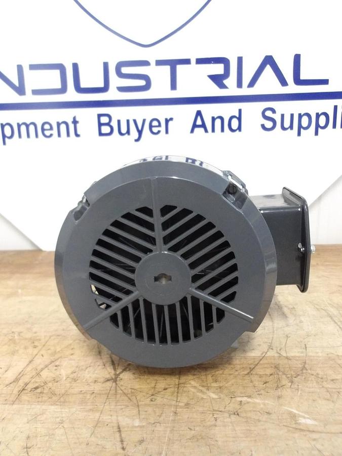 Used MARATHON 1 HP AC MOTOR, FR 56, 3450 RPM, 208-230/460 V, #7151003G USED