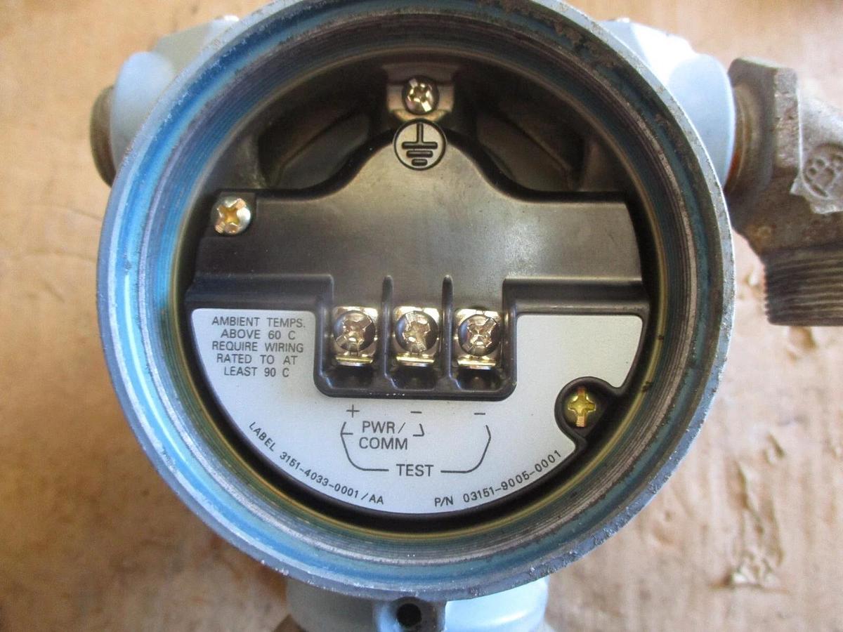 Used ROSEMOUNT 3051 PRESSURE TRANSMITTER, #971241J USED