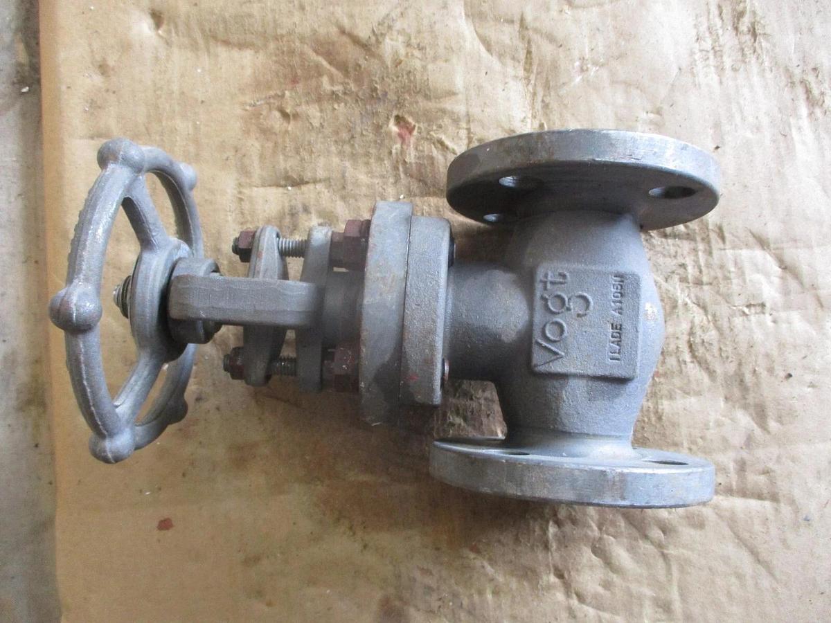 Used VOGT 1" IRON GATE VALVE, #68953J NEW WEATHERED