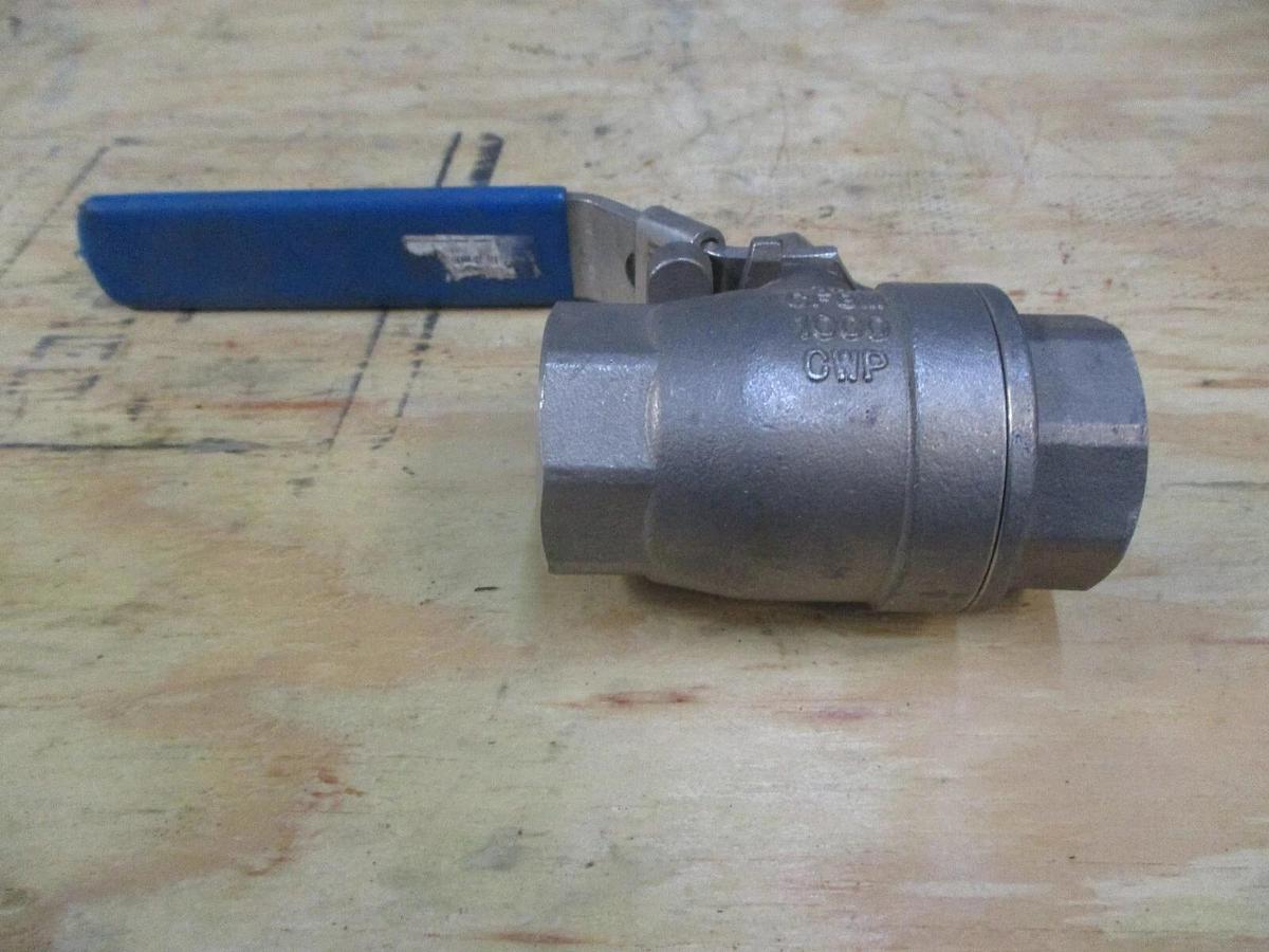 Used FNW 1" STAINLESS BALL VALVE (LOT OF 11) #1201041J NEW