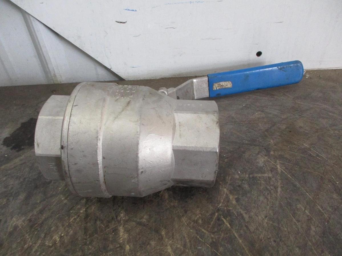Used FNW 2-1/2" STAINLESS BALL VALVE, #35242J NEW