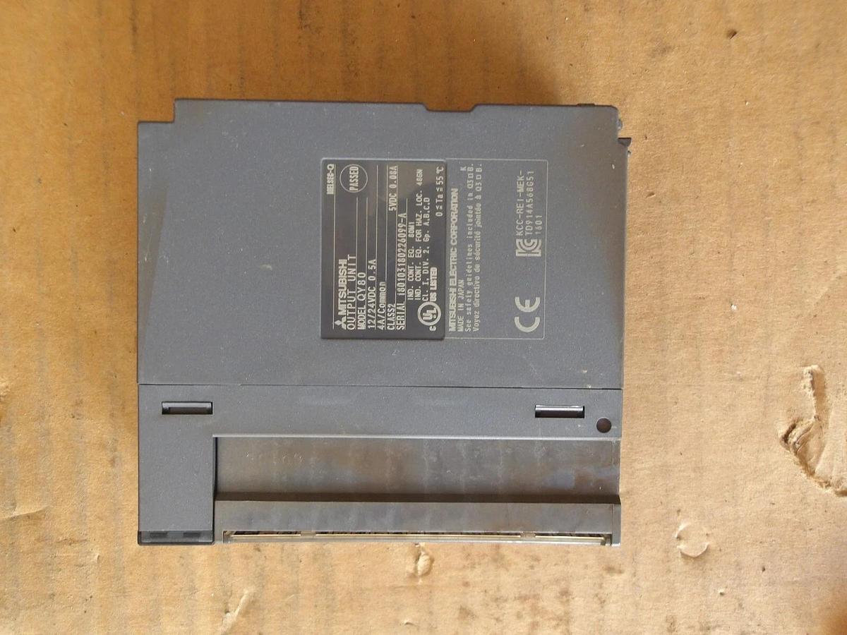 Used MITSUBISHI QY80 OUTPUT UNIT (LOT OF 4) #11121115G USED