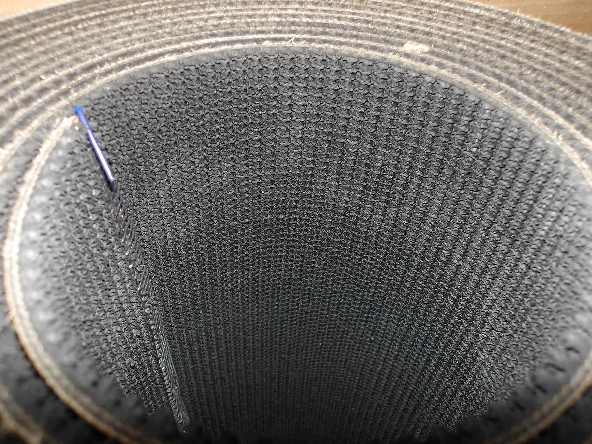 Used CONVEYOR BELT LACED S/S ENDS, 20 FT X 14 IN, #93830G NEW
