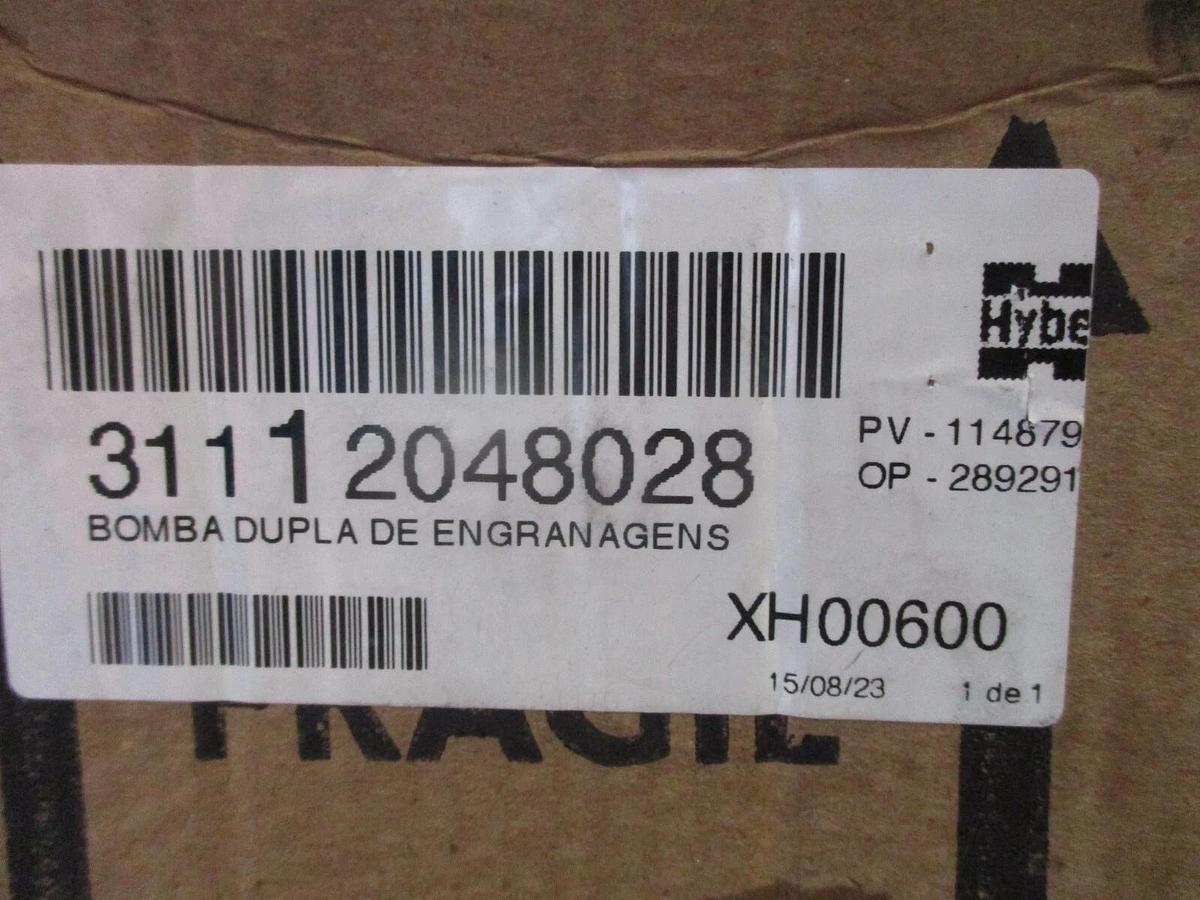 Used HYBEL / HIDRODINAMICA 31112048028 HYDRAULIC PUMP, 13 SPLINE, #613205J NEW