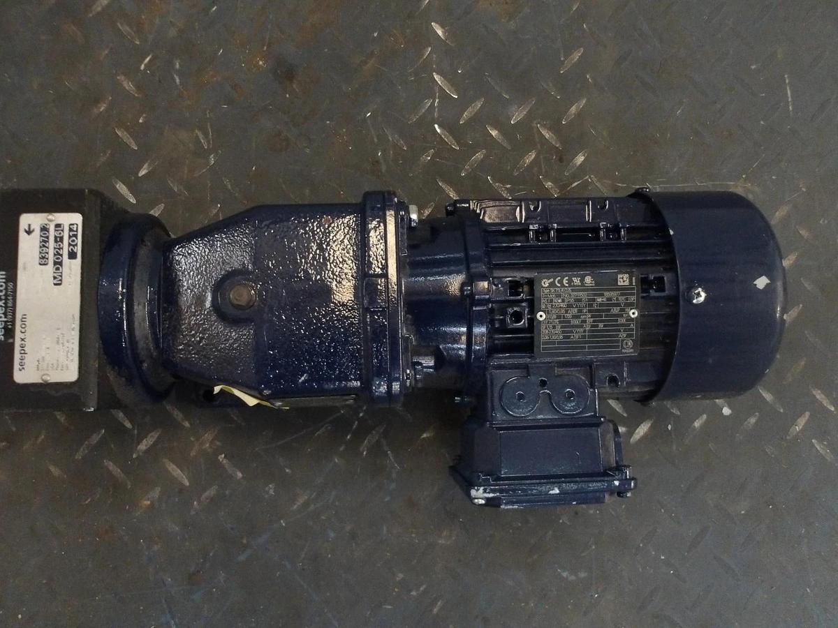 Used SEEPEX 1" X 1/2" PUMP W/ 0.50 HP MOTOR, #108157G NEW